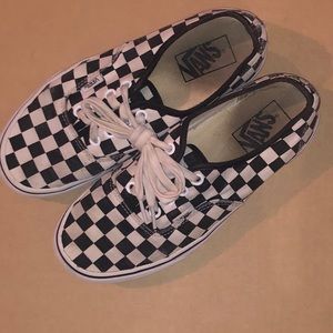 Black and White golden coast authentic vans